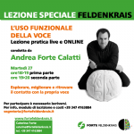 L'USO FUNZIONALE DELLA VOCE - Lezione pratica LIVE e ONLINE condotta da Andrea Forte Calatti