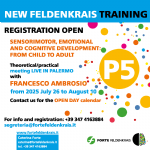 SUMMER OPEN DAYS PALERMO 5 FELDENKRAIS TRAINING